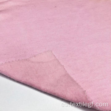 Sudadera con capucha de felpa rosa con cepillo